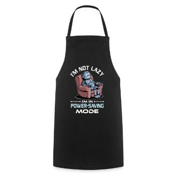 Ai Robotics Geek Tech Humor Robot - Cooking Apron - black - Front - AI Model Male 185 dark (185cm)