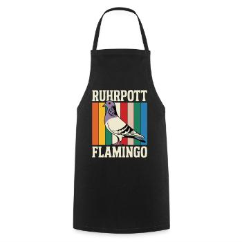 North Rhine-Westphalia NRW Germany Ruhrpott - Cooking Apron - black - Front - AI Model Male 185 dark (185cm)