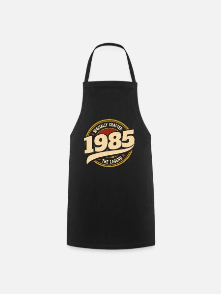 Millésime Année 1985 Légende 40 Ans Anniversaire - Tablier de cuisine - noir