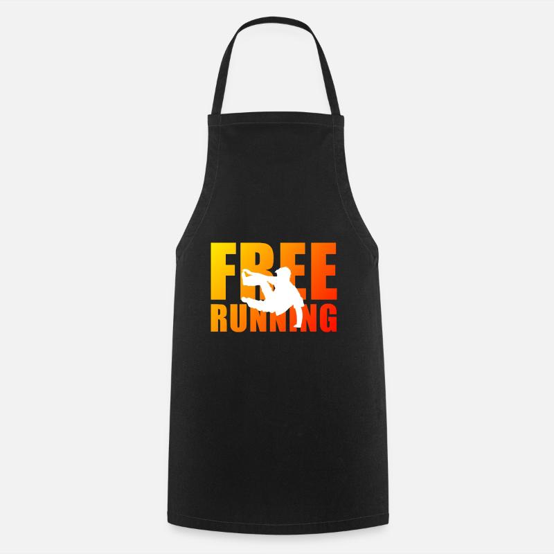Freerunning - Kochschürze - Schwarz