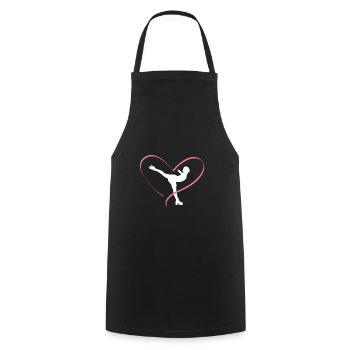 Patinage artistique Danse sur glace Patinage sur glace Femmes Filles - Tablier de cuisine - noir - Devant - AI Model Male 185 dark (185cm)