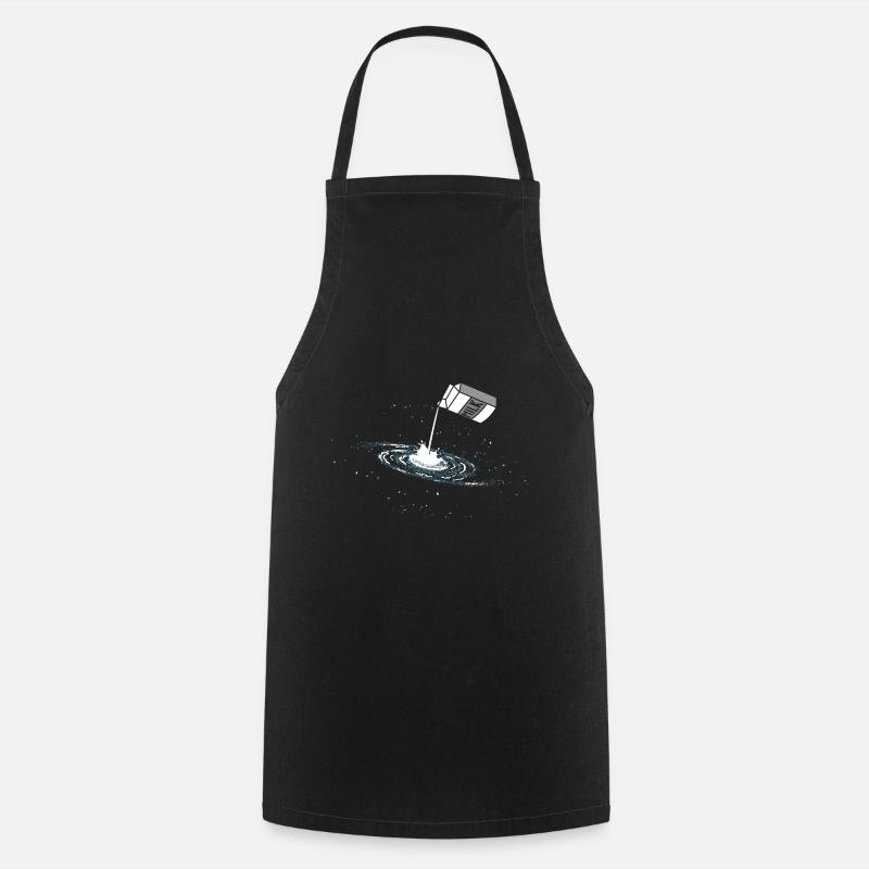 Galaxy Space Lover Astronomer - Cooking Apron - black