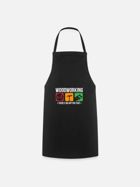 DIY Carpenter Carpenter Creative DIY Gift - Cooking Apron - black