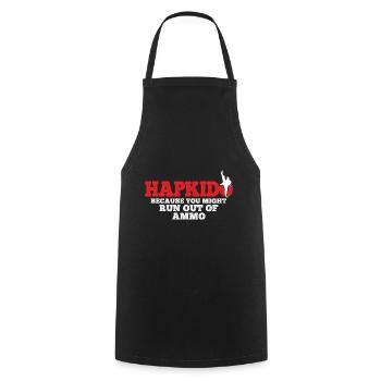 Koreanischer Kampfsport Hapkido - Kochschürze - Schwarz - Vorne - AI Model Male 185 dark (185cm)