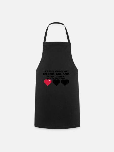 il m'en reste une(vie) - Tablier de cuisine - noir
