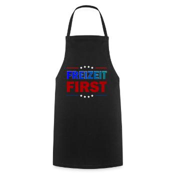 Activity First - Cooking Apron - black - Front - AI Model Male 185 dark (185cm)