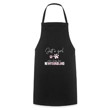 Terre-Neuve - Tablier de cuisine - noir - Devant - AI Model Male 185 dark (185cm)