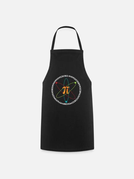 Pi Orbit Nucleus Math Holiday Mathématiques Pi Day - Tablier de cuisine - noir