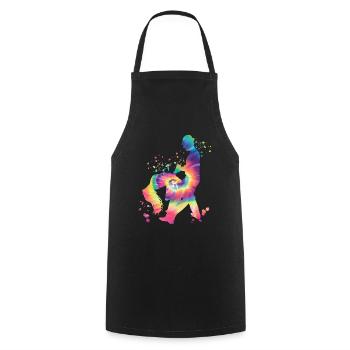 Salsero et Salsera Salsa-festival - Tablier de cuisine - noir - Devant - AI Model Male 185 dark (185cm)