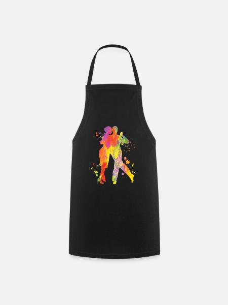 Tango Argentin Danse Milonga Vals - Tablier de cuisine - noir