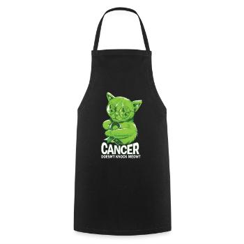 Cancer Lymphome non hodgkinien - Tablier de cuisine - noir - Devant - AI Model Male 185 dark (185cm)
