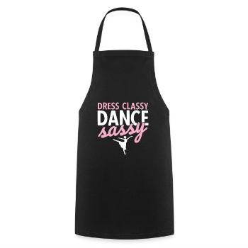 Breakdancing Tanzen für Tänzer - Kochschürze - Schwarz - Vorne - AI Model Male 185 dark (185cm)