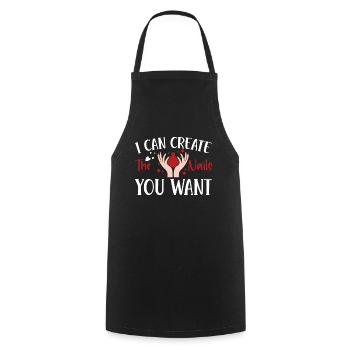 I create the nails you want manicure - Cooking Apron - black - Front - AI Model Male 185 dark (185cm)