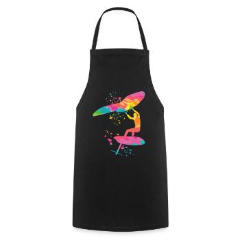 Wing Foil Wingsurfing Man Foil Wing - Tablier de cuisine - noir - Devant - AI Model Male 185 dark (185cm)