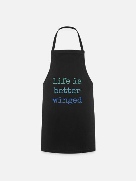 Wing Foil Wingsurfing Foil Wing - Cooking Apron - black