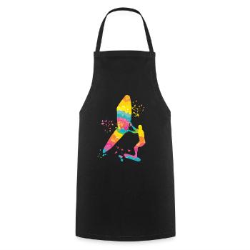 Wing Foil Wingsurfing Man Foil Wing - Tablier de cuisine - noir - Devant - AI Model Male 185 dark (185cm)