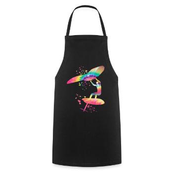 Wing Foil Wingsurfing Man Foil Wing - Tablier de cuisine - noir - Devant - AI Model Male 185 dark (185cm)