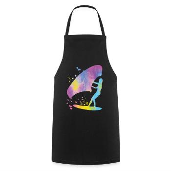 Wing Foil Wingsurfing Woman Foil Wing - Tablier de cuisine - noir - Devant - AI Model Male 185 dark (185cm)