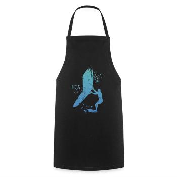 Wing Foil Wingsurfing Man Foil Wing - Tablier de cuisine - noir - Devant - AI Model Male 185 dark (185cm)