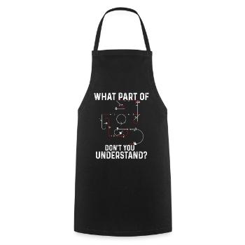 Don't you understand aerobatic Aresti figures - Cooking Apron - black - Front - AI Model Male 185 dark (185cm)