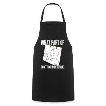 Don't you understand aerobatic Aresti figures - Cooking Apron - black - Front - AI Model Male 185 dark (185cm)