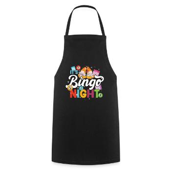Es Ist Bingo-nacht Bingo - Kochschürze - Schwarz - Vorne - AI Model Male 185 dark (185cm)
