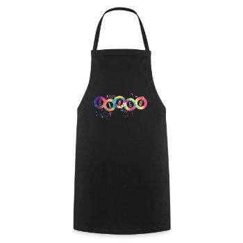 Bingo Bälle Farbsprotzer Frauen Männer Bingo - Kochschürze - Schwarz - Vorne - AI Model Male 185 dark (185cm)