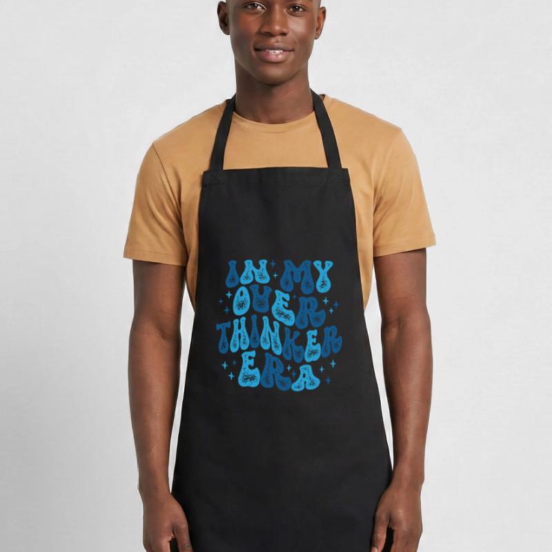 Dans mon ère Overthinker Overthink Groovy Tablier de cuisine