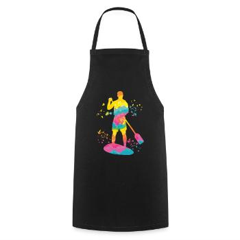 Stand Up Paddling Stand Up Board Sup - Cooking Apron - black - Front - AI Model Male 185 dark (185cm)