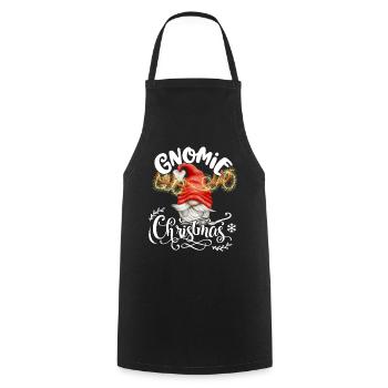 Xmas Gnomies Gnomie Christmas Christmas Gnome - Cooking Apron - black - Front - AI Model Male 185 dark (185cm)