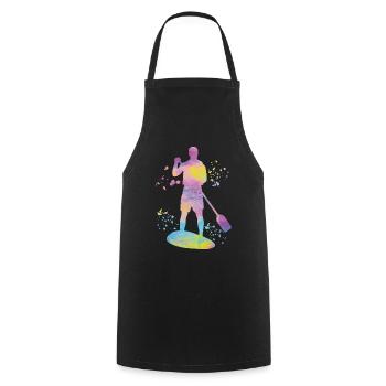 Stand Up Paddling Stand Up Board Sup - Cooking Apron - black - Front - AI Model Male 185 dark (185cm)