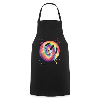 Pickleball Colorsplash Wiffleball Club - Cooking Apron - black - Front - AI Model Male 185 dark (185cm)