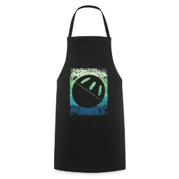 Pickleball Vintage Wiffleball Club - Cooking Apron - black - Front - AI Model Male 185 dark (185cm)