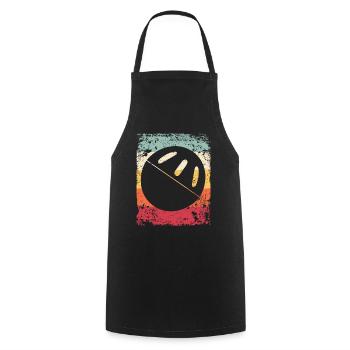 Pickleball Vintage Wiffleball Club - Cooking Apron - black - Front - AI Model Male 185 dark (185cm)