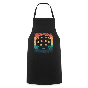 Wiffleball Club Retro Pickleball Team - Cooking Apron - black - Front - AI Model Male 185 dark (185cm)