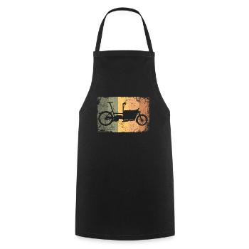 Lastenfahrrad Lastenrad Cargo Bike Cargobike - Cooking Apron - black - Front - AI Model Male 185 dark (185cm)