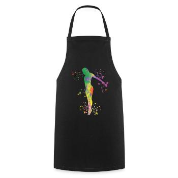 Diving Diving Synchronized Diving - Cooking Apron - black - Front - AI Model Male 185 dark (185cm)