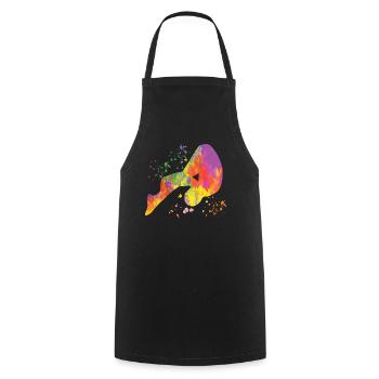 Diving Synchronized Diving - Cooking Apron - black - Front - AI Model Male 185 dark (185cm)