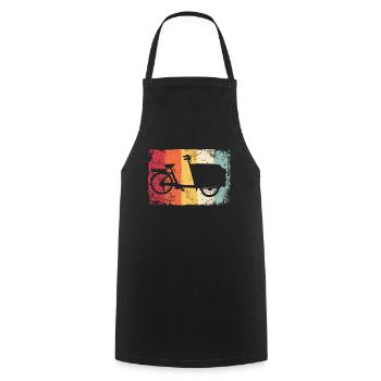 Lastenfahrrad Lastenrad Cargo Bike Cargobike - Cooking Apron - black - Front - AI Model Male 185 dark (185cm)