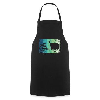 Lastenfahrrad Lastenrad Cargo Bike Cargobike - Cooking Apron - black - Front - AI Model Male 185 dark (185cm)