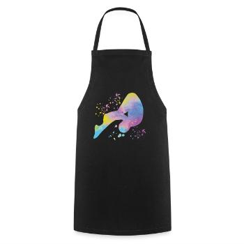 Plongeon, Plongeon synchronisé, Saut artistique - Tablier de cuisine - noir - Devant - AI Model Male 185 dark (185cm)