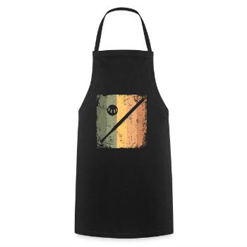 Wiffleball Club Retro Pickleball Team - Cooking Apron - black - Front - AI Model Male 185 dark (185cm)