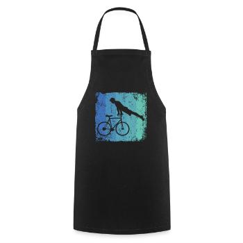 Artistic Cycling Artistic Cyclist - Cooking Apron - black - Front - AI Model Male 185 dark (185cm)
