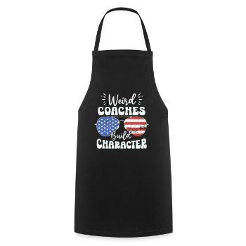 Weird Coaches Form Character Trainers - Cooking Apron - black - Front - AI Model Male 185 dark (185cm)