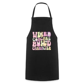 Weird Coaches Form Character Trainers - Cooking Apron - black - Front - AI Model Male 185 dark (185cm)