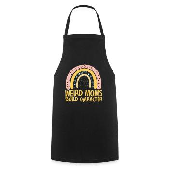 Les mamans bizarres construisent leur caractère - Tablier de cuisine - noir - Devant - AI Model Male 185 dark (185cm)