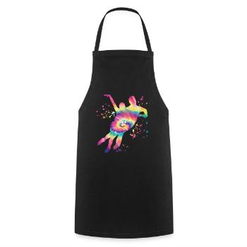Eiskunstläufer Schlittschuhlaufen Eiskunstlauf - Kochschürze - Schwarz - Vorne - AI Model Male 185 dark (185cm)