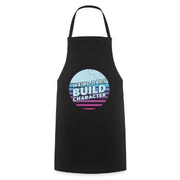Weird Dads Make Up Character Funny Dad - Cooking Apron - black - Front - AI Model Male 185 dark (185cm)