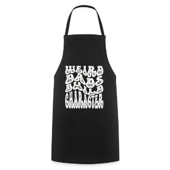 Weird Dads Make Up Character Funny Dad - Cooking Apron - black - Front - AI Model Male 185 dark (185cm)