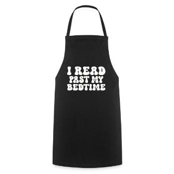 Bibliothèque livre amant lecture rat de bibliothèque - Tablier de cuisine - noir - Devant - AI Model Male 185 dark (185cm)